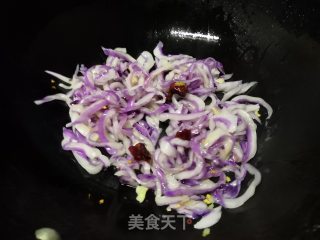紫菜梗炒肉的做法步骤：10