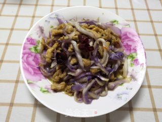 紫菜梗炒肉的做法步骤：14