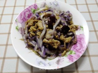 紫菜梗炒肉的做法步骤：15