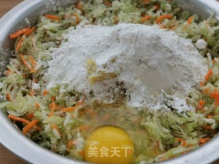 青萝卜丸子的做法步骤：3