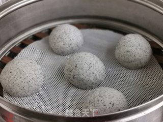 黑芝麻馒头的做法步骤：8