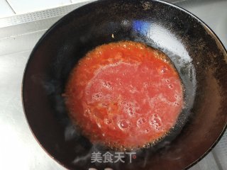 茄汁三文鱼丸拌饭的做法步骤：8