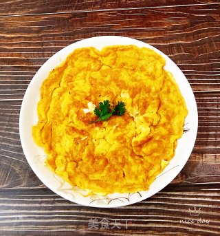 虾酱鸡蛋煎饼的做法步骤：7