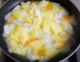 苹果红薯年糕汤的做法步骤：6