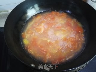 番茄煮泡面的做法步骤：4
