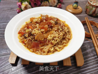 番茄煮泡面的做法步骤：10