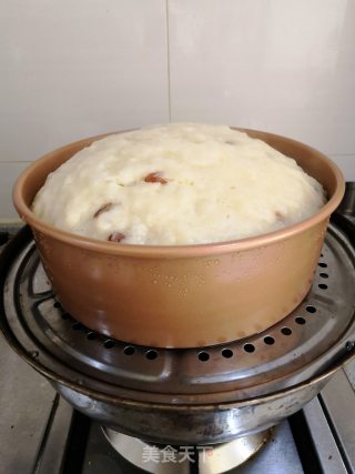 奶香葡萄干发糕的做法步骤：11