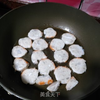 香煎虾滑的做法步骤：2