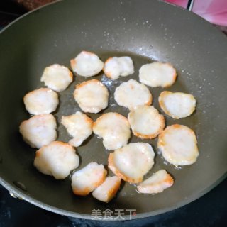 香煎虾滑的做法步骤：3