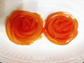 番茄花拌白糖的做法步骤：6
