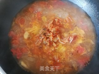 泡菜金针菇煮粉条的做法步骤：11