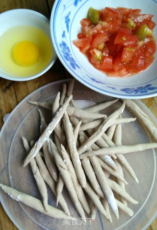 番茄炒蛋荞麦鱼鱼的做法步骤：10