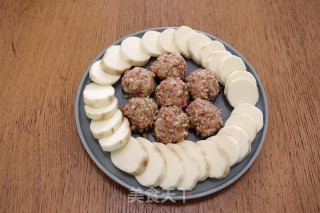 蒸蒸日上——蒸山药肉丸的做法步骤：9