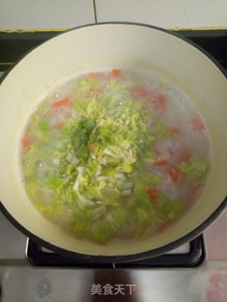 干贝蔬菜粥的做法步骤：8