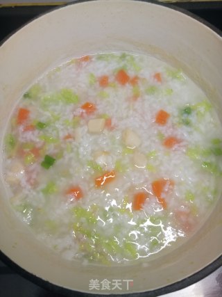 干贝蔬菜粥的做法步骤：9