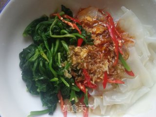 菠菜拌粉皮的做法步骤：8