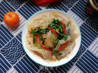 菠菜拌粉皮的做法步骤：10