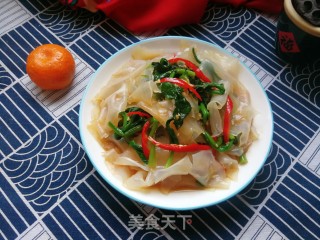 菠菜拌粉皮的做法步骤：11