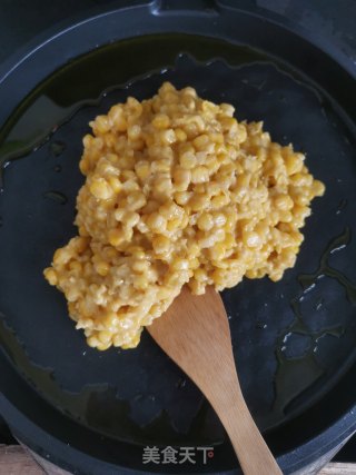 香甜玉米饼的做法步骤：6