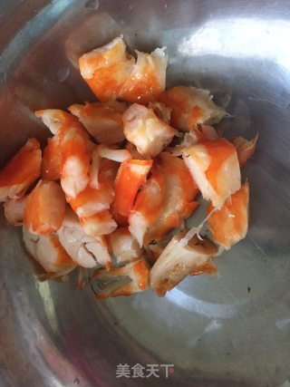 虾干鲜贝炒杂粮饭的做法步骤：5