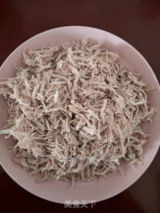 自制鸡肉松的做法步骤：1