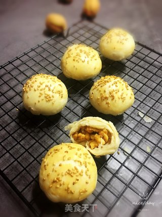 焦糖核桃酥饼的做法步骤：21