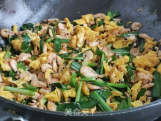 韭菜炒磷虾的做法步骤：6