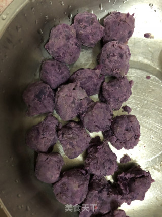 紫薯汤圆的做法步骤：3