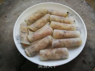 三鲜萝卜卷的做法步骤：8