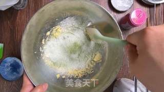 抹茶珍妮网红曲奇，香酥浓郁，入口即化的做法步骤：3