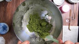 抹茶珍妮网红曲奇，香酥浓郁，入口即化的做法步骤：4