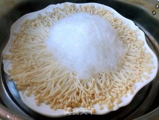 粉丝蒸金针菇的做法步骤：7