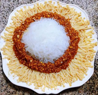 粉丝蒸金针菇的做法步骤：10