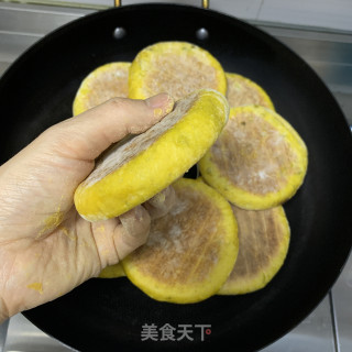 南瓜红豆馅饼（无糖无油版）的做法步骤：18