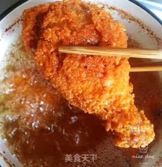 香酥琵琶腿的做法步骤：12