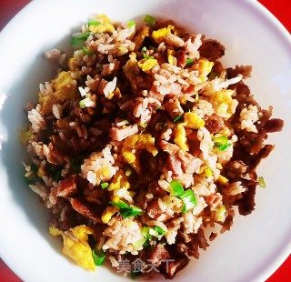 黑胡椒香肠炒饭的做法步骤：9