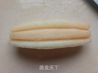 猕猴桃哈蜜瓜果盘的做法步骤：3