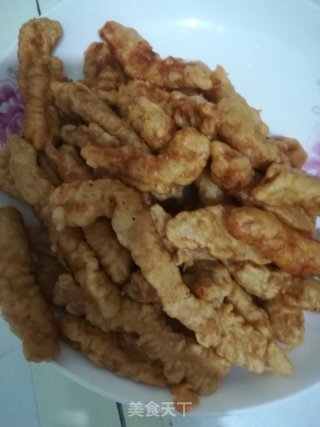 外酥里嫩炸里脊的做法步骤：3