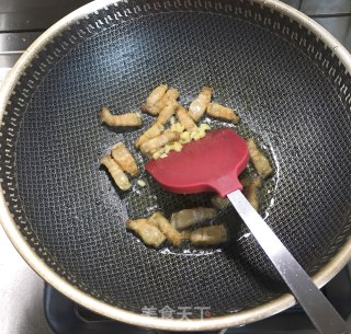 青椒炒腐竹的做法步骤：3