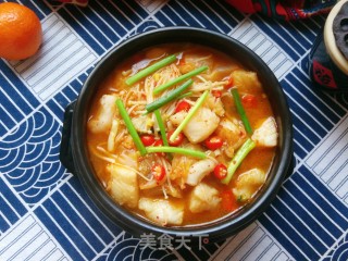 金针菇泡菜巴沙鱼的做法步骤：18