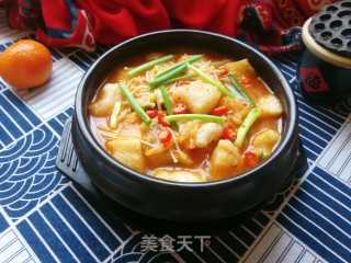 金针菇泡菜巴沙鱼的做法步骤：19