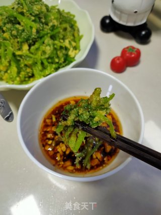 粉蒸茼蒿的做法步骤：13