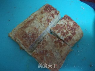 简易西多士的做法步骤：9