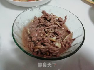 牛肉炒莴笋丝的做法步骤：5