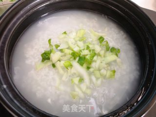 青菜粥的做法步骤：5