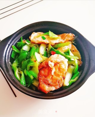 青菜梗煨荷包蛋的做法步骤：7