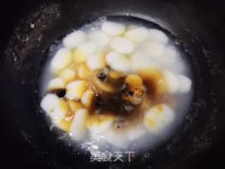 红糖米酒煮年糕的做法步骤：4
