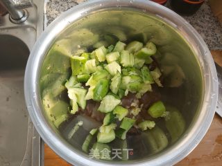 老醋蛰头的做法步骤：3