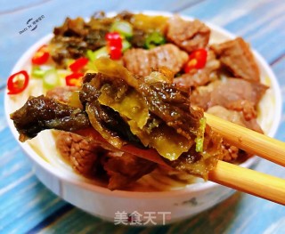 老坛酸菜牛肉面的做法步骤：14