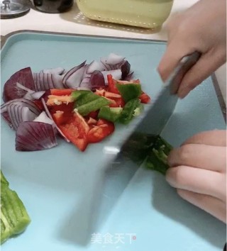 孜然牛肉的做法步骤：2